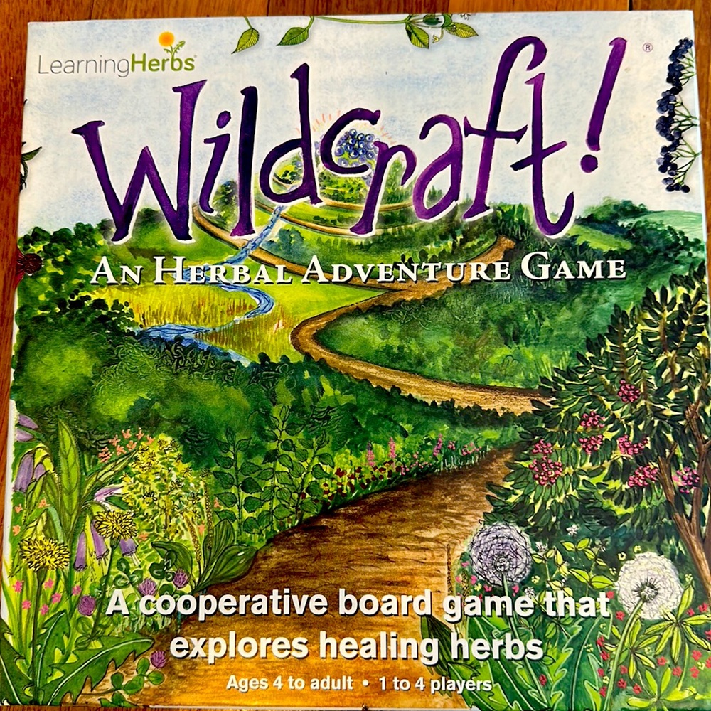 Wildcraft board game.. learn how to process and harvest plants for food and meds